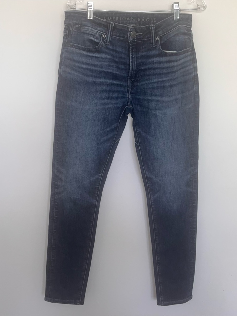 American Eagle Outfitters Navy Blue Stretch Denim Jeans
